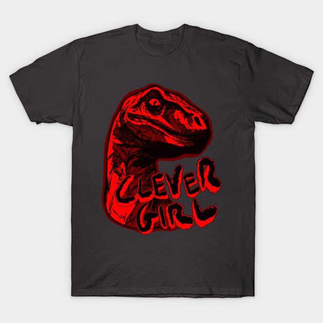 Clever Girl Science Fiction Movie T-Shirt by Jamie Collins